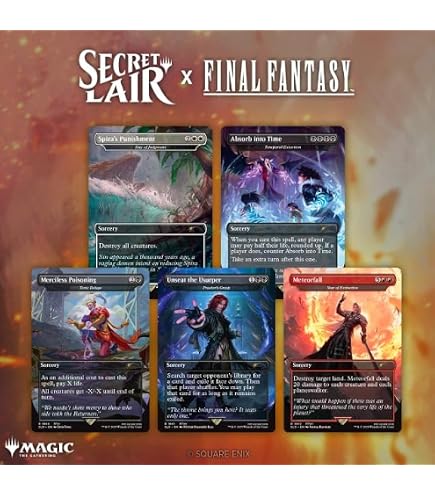 Magic the Gathering Secret Lair x FINAL FANTASY: Game Over