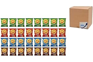 BBL BADA BUSINESS LIMITED Mixed case of Hula Hoops Potato Rings 32 X 34G (Original Salted/Salt & Vinegar/BBQ/Cheese & Onion)