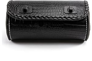 APEBAZY Sissy Bar - Borsa universale per manubrio, in pelle PU, con 2 cinghie di fissaggio