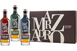 DISTILLERIA MARZADRO Marzadro Set Regalo - Diciotto Lune Botte (Porto +Whisky+Rum) 3 x20cl