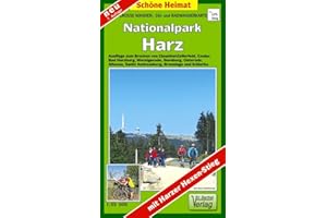 Große Wanderkarte-, Ski- und Radwanderkarte Nationalpark Harz: Ausflüge zum Brocken von Clausthal-Zellerfeld, Goslar, Wernigerode, Herzberg, Sankt ... Braunlage und Schierke (Schöne Heimat)