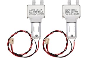 Create idea 2 Piezas de Bomba de Agua Autocebante M20 Mini Bomba de Vacío Bomba de Diafragma DC3V-3.7V para Sistema de Bombeo Piscina 33.5x10x3.5mm