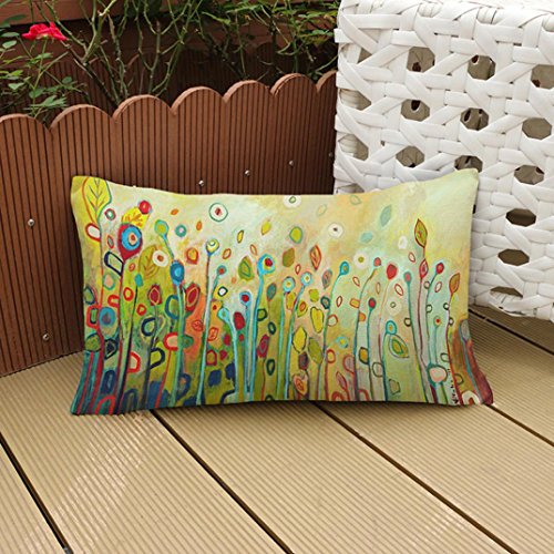 Hunpta Blume, Schlafsofa Hauptdekoration Festival Fall Kissen Kissenbezug drucken - 2
