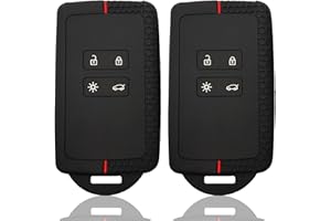 KDJXZ Key Fob Holder for Dacia 2 Pieces Key Card Case for Renault Captur Car Key Cover Suitable for Renault Clio Megane Koleos Kadjar Kangoo Twingo Talisman Captur Espace Dacia Duster Keychain Cover