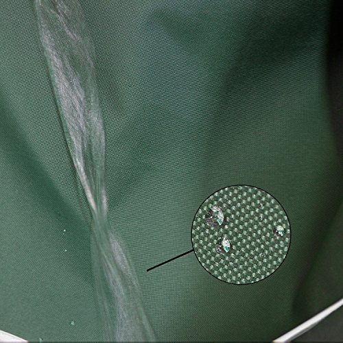 Faltpavillon 3×3 m mit 4 Seitenteilen, WASSERDICHT, Farben wählbar, inkl. Tragetasche + Zubehör, versiegelte Nähte, DIN ISO zertifiziert, Weiß Champagner Blau Grün Burgund Rot Anthrazit Schwarz - 7