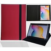ZDN Case Tablet Standlı &Uuml;niversal Kapaklı Tablet Kılıfı Kırmızı Honor Pad X8a 11 in&ccedil; ile uyumlu