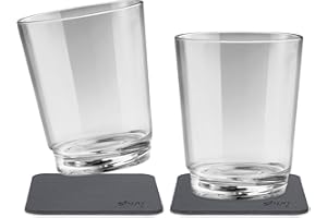 SILWY EINFACH ANZIEHEND. silwy® tazze da bere magnetiche antiscivolo e infrangibili incl. due cuscinetti di gel nano in metallo (set di 2 // The Classic)
