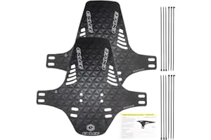Geila Lot de 2 garde-boue avant et arrière compatibles avec les roues de vélo de 66 cm, 69,8 cm, 73,7 cm, grande taille et grande taille