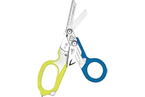 Leatherman Raptor Rescue - Forbice Pieghevole per Interventi di Emergenza con Tagliacinture e Rompivetro - Blu/Giallo