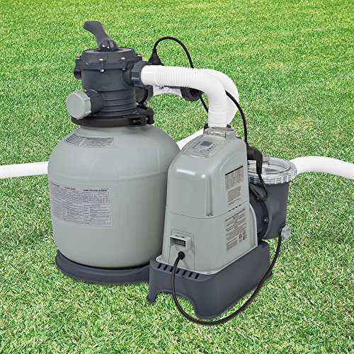 Intex 28676 Krystal Clear Sandfilteranlage 6 m³, Salzwassersystem - 2