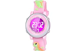 SUPZOE Dinosaur Kids Watch - Waterproof Watch for Boys & Girls Ages 3-9 - Toys for Kids 4-7 - Birthday & Stocking Stuffers