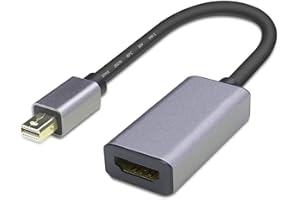 Orbsmart Mini DisplayPort 1.2a auf HDMI 2.0 Adapter - 4K@60Hz (Ultra-HD) & 3D aktiver Adapter | Thunderbolt Mini DP 1.2a to HDMI 2.0 | Signalwander | Kabel | Stecker