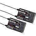 Eighteenup Radiolink R7FG 7 Channel Gyro Receiver 2.4GHz Integrated Telemetry Long Range Control for RC Car Boat Compatible Radiolink Transmitter RC6GS V3/RC6GS V2/RC6GS/RC4GS V3/RC4GS V2/RC4GS(2 Pcs)