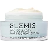 Elemis Pro-Collagen Marine Cream SPF30, Anti-Wrinkle Daily Moisturizer, Light Gel-Cream for All Skin Types, Softness, Shine,