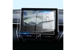 LFOTPP Compatible avec Toyot-a Corolla Touring Sports/Corolla Cross/Hybrid 2023 10.5 Pouces Navigation Verre Trempé Film Protection GPS Nav Écran Protecteur Vitre Corolla Navi Accessoires