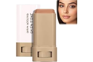 XUNZHI Beauty Balm Serum Boosted Skin Tint,Balm Foundation,Serum-Boosted Beauty B/alm Foundation Stick,F/oundation Stick,Makeup F/oundation S/tick for Women,Tinted Moisturizer Fo/undation S/tick,#06