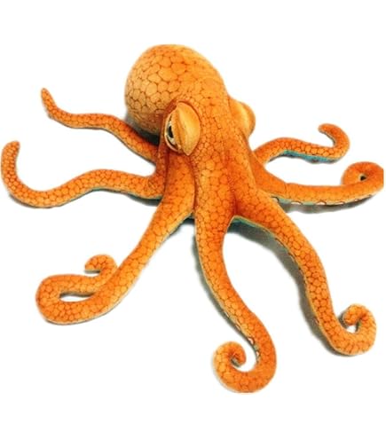 Wild Republic Cuddlekins Polpo, Peluche Di Animali, 30 cm, Peluche Per