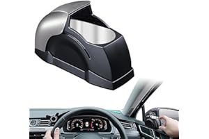 DARLEEYO Windproof Car Ashtray with Lid Smell Proof - Detachable Fashion Portable Car Ash tray with Flip Lid for Cigarettes, Car Accessories Gift for Father Husband Friend Parents, for Home Office Car, Silver