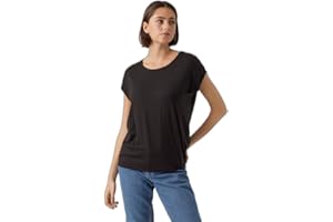 VERO MODA Damen VMAVA PLAIN SS TOP GAJRS NOOS