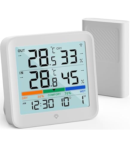 TFA Dostmann 30.3048 Twin draadloze thermometer, binnen en