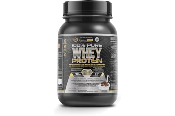 Healthy Fusion Whey Protein | Proteína Whey pura con Colágeno + Magnesio | Mejora tus entrenamientos | Protege y aumenta la masa muscular | 1000g de proteína (Chocolate)