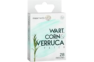 MAXMEDIX Wart, Corn & Verruca Patches - Pack of 28 Patches with Salicylic Acid - Safe & Effective - Wart Remover for Hands & Corn Remover for Feet - Alternative to Verucca Freeze Removal & Wart Cream