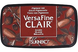 Tsukineko Acorn Versafine Clair D'encrage, Matière Synthétique, Marron, 5.6 X 9.7 X 2.3 cm