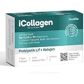 iCollagen, 5Tip Kolajen,Sindirim Yardımcısı,Probiyotik,Biotin,Vitamin C, 60 Tablet,1500 Mg