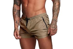 Kfnire Bañadores de natación, Pantalones Cortos de los Hombres de Secado rápido Playa Surf Corriendo Pantalones Cortos de natación Boxeadores Calzoncillos