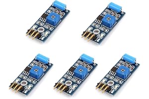 Fasizi Lot de 5 modules de capteur de vibrations de type SW-420 NC pour Arduino Smart Car