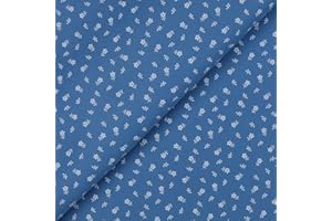 MONDO TESSUTI Fieltro 1 mm Pannolenci 9 Fantasías y 11 Colores Tamaño 50 x 90 cm Corte Hoja (Provenzal, Azul)