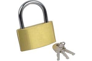 BRÜDER MANNESMANN WERKZEUGE Brüder Mannesmann Mosiężna kłódka 30 mm, M 413-30