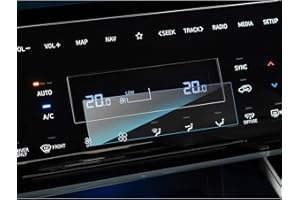 SKTU Pellicola Protettiva per Display compatibile con Hyundai Tucson NX4 2021-2023 Pellicola per condizionatore d'aria, pellicola protettiva per schermo, vetro temperato