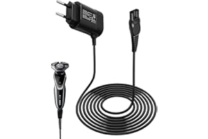 RAITWAHL Caricabatterie per rasoio 15 V HQ8505, compatibile con Philips compatibile con 3000 5000 7000 9000 MG7745 MG7730 MG7720 MG7710 QP6510 QP6520 QP6530 QP6541 QP6541 6550 cm QP6620 QP6650 QP6651651