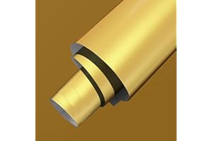 IModeur vinilo textil Metálico Oro - 30,5 x 305 cm vinilo Oro para Cricut Maker, Silhouette Cameo, vinilo textil termoadhesivo para ropa, gorras, pantalones, otros tejidos