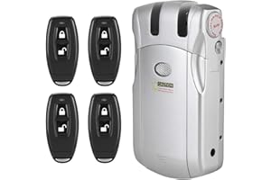 OUTBIT Smart Lock Electronic Lock, WAFU Wireless Invisible Keyless Electronic Lock with Remote Control Home Smart Remote Control Door Lock