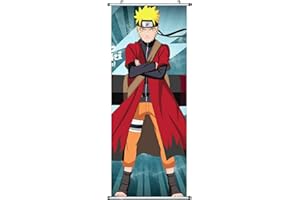 CoolChange Poster Naruto 100 x 40 cm - avec enrouleur /Kakemono pour Chambre à coucher