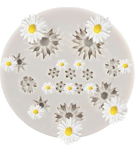 Lot De 3 Moules à Gâteau En Silicone En Forme De Fleur Pour Fondant Et