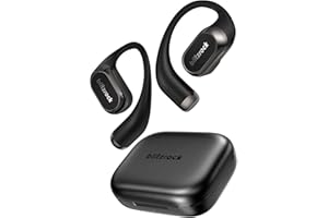 BlitzRock CT3 Pro Open Ear Kopfhörer, Reicher und Ausgewogener Klang, KI-Klare Anrufe, Sicherer Sitz, 40H Wiedergabezeit, APP-Steuerung, Bluetooth 5.4 Wireless Earbuds, IPX5, Schnellladung, Schwarz