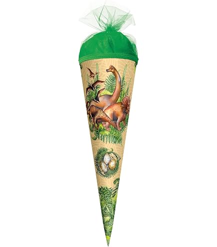 Roth SCHULTÜTE Tyrannosaure sucre Sachet Rentrée Scolaire École École Enfants : Taille : 50 cm 6eckig