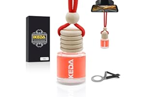 IKEDA CANDLE Ikeda Auto-Lufterfrischer für Männer und Frauen, 45+ Tage lang anhaltender Duft, hängende Lufterfrischer-Düfte, mit Clip, perfekt für Auto und Zuhause,10 ml, Beere