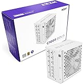 NZXT C1000 Gold ATX 3.1 - Tam Mod&uuml;ler D&uuml;ş&uuml;k G&uuml;r&uuml;lt&uuml;l&uuml; PC Oyun G&uuml;&ccedil; Kaynağı - 1000 Watt - 80 Plus Altın - 12V-2x6 Konnekt&ouml;r - S