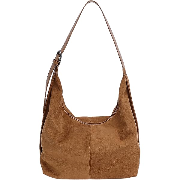 Tote Tas Suède Lederen Hobo-tas Met Grote Capaciteit Voor Vrouwen School Werk Reizen