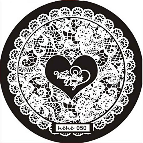 DDLBiz® New Plates Image Nail Art Steel Stamp Manicure Template Stamping Plate Tool (M-050)