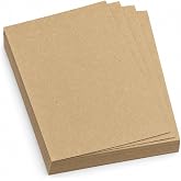 A4 Kraft Kağıdı, 100 Adet, 21 x 29,7 cm, Kahverengi, Hobi, El İşi, &Ccedil;izim ve Hediye Notları İ&ccedil;in