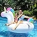 Produktbild Innoo Tech Aufblasbares Einhorn Schwimmbecken | 2018 Sommer sicheres Material | Riesen Strand Spielzeug Liege für Party Erwachsene Frauen Kinder | 83 x 43 x 45 Zoll