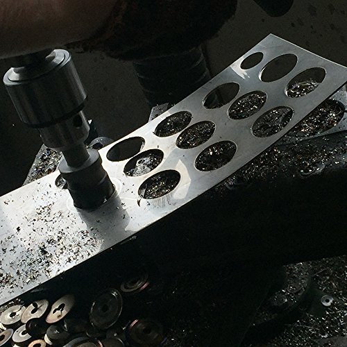 Fortag 3 teilig Lochsäge Tapper Set Metallbohrung Edelstahl Hartmetall Bohrer Lochsägesatz Lochsägen-Set Scharfe Hartlegierung Kernbohrer 25/35/65mm - 8