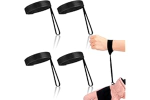 SGQTZDZQ 4PCS Ski Glove Leash, Anti-Lost Ski Wrist Straps, Adjustable Leash for Outdoor Sports - Safe Glove Storage