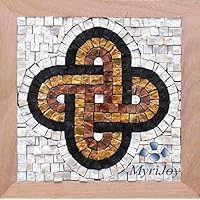 Jubiläum DIY Geschenk Mosaikbausatz Solomon's Knot (Salomonsknoten) - Mosaik Wanddeko - Marmormosaikfliesen - Bausatz für Erwachsene - römische Mosaike