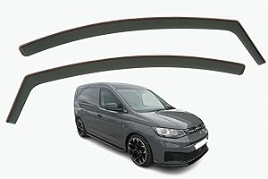 AIRFLUX Juego de 2 deflectores de viento compatibles con modelos Volkswagen Caddy 2021, 2022, 2023, 2024, 2025 y 2026.